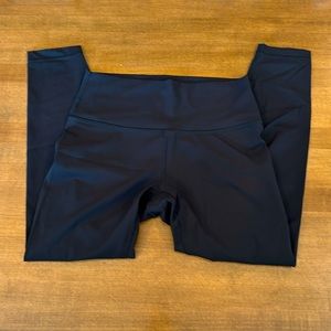 Lululemon Wunder Train Size 10 Black Legginga
